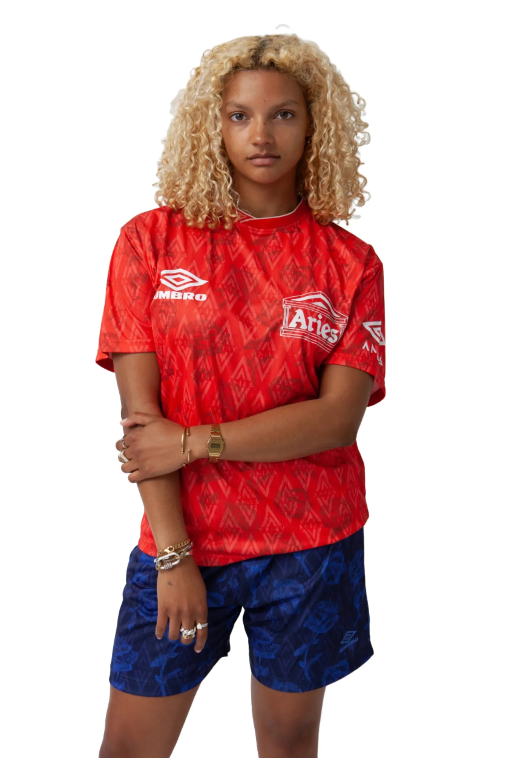 RED ROSES SS FOOTBALL JERSEY / ARIES x UMBRO