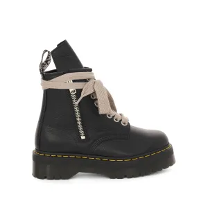 Rick Owens x Dr. Martens Quad Sole Jumbo Lace Boot in Black