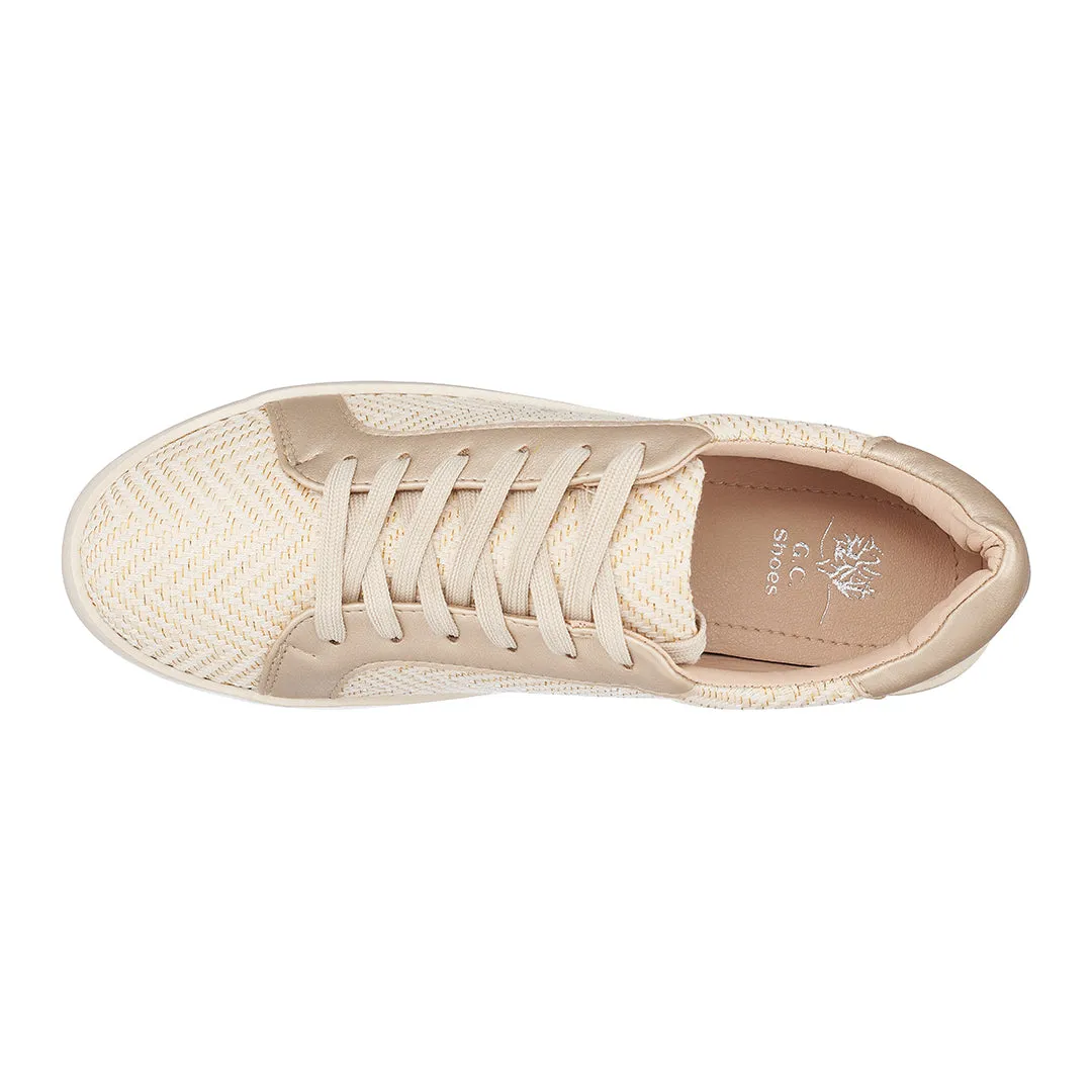 Roslyn Gold Sneakers