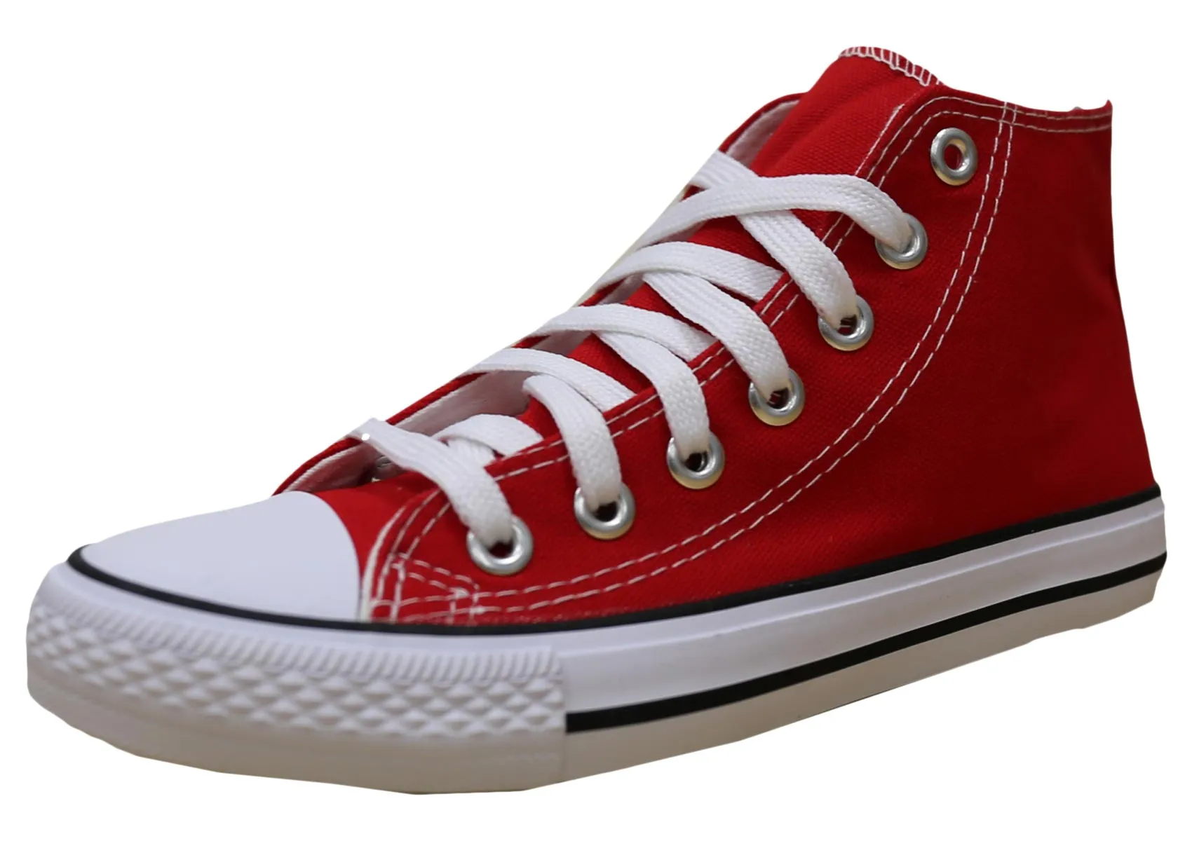 S-3 Women's High Top Classic Canvas Fashion Sneaker