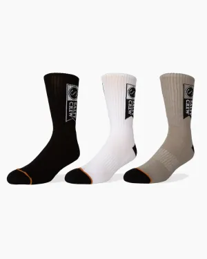 Salty Crew Alpha Socks 3 Pack