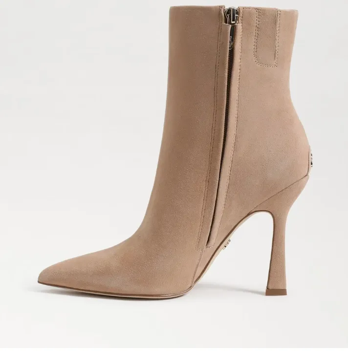 Sam Edelman Ella Pointed Toe Bootie in Golden Caramel