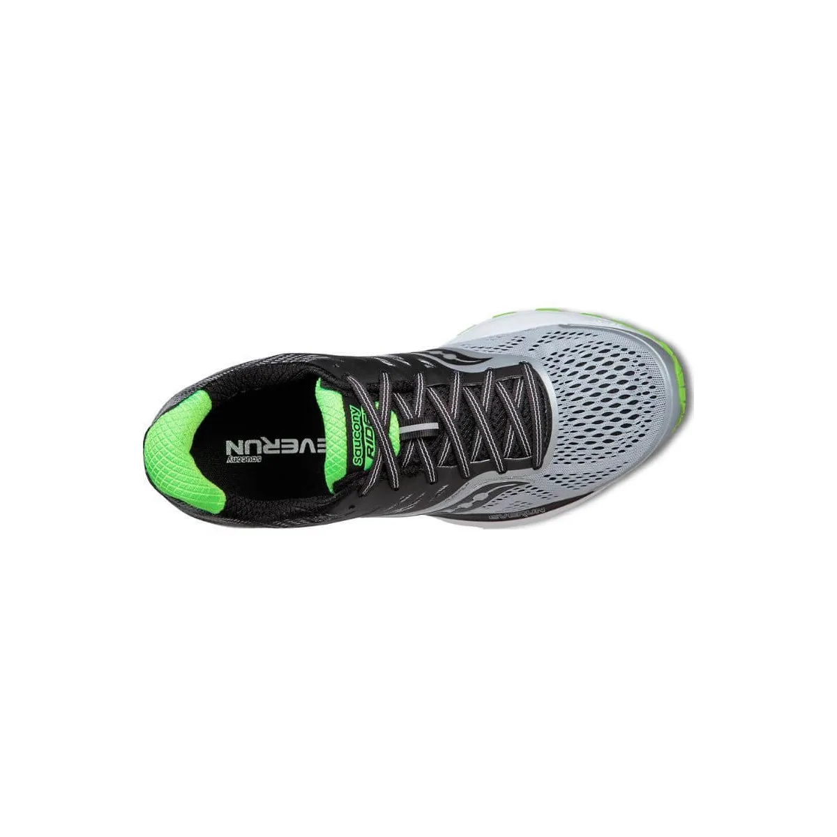 Saucony Ride 10 Running Shoes Gray Black