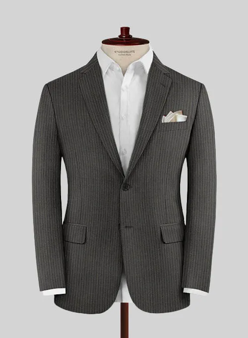 Scabal Prollo Gray Wool Jacket