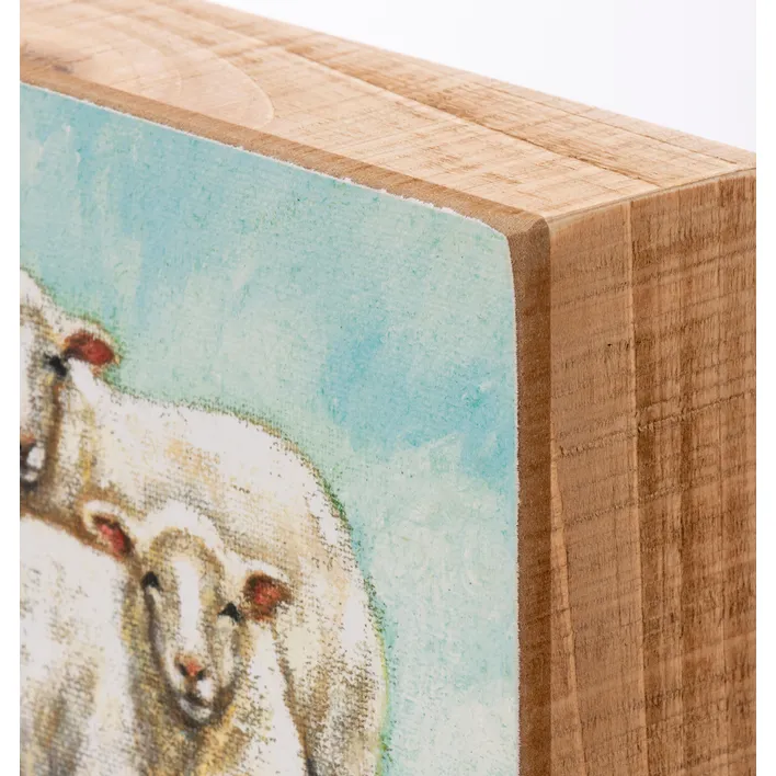 Sheep Duo Box Sign