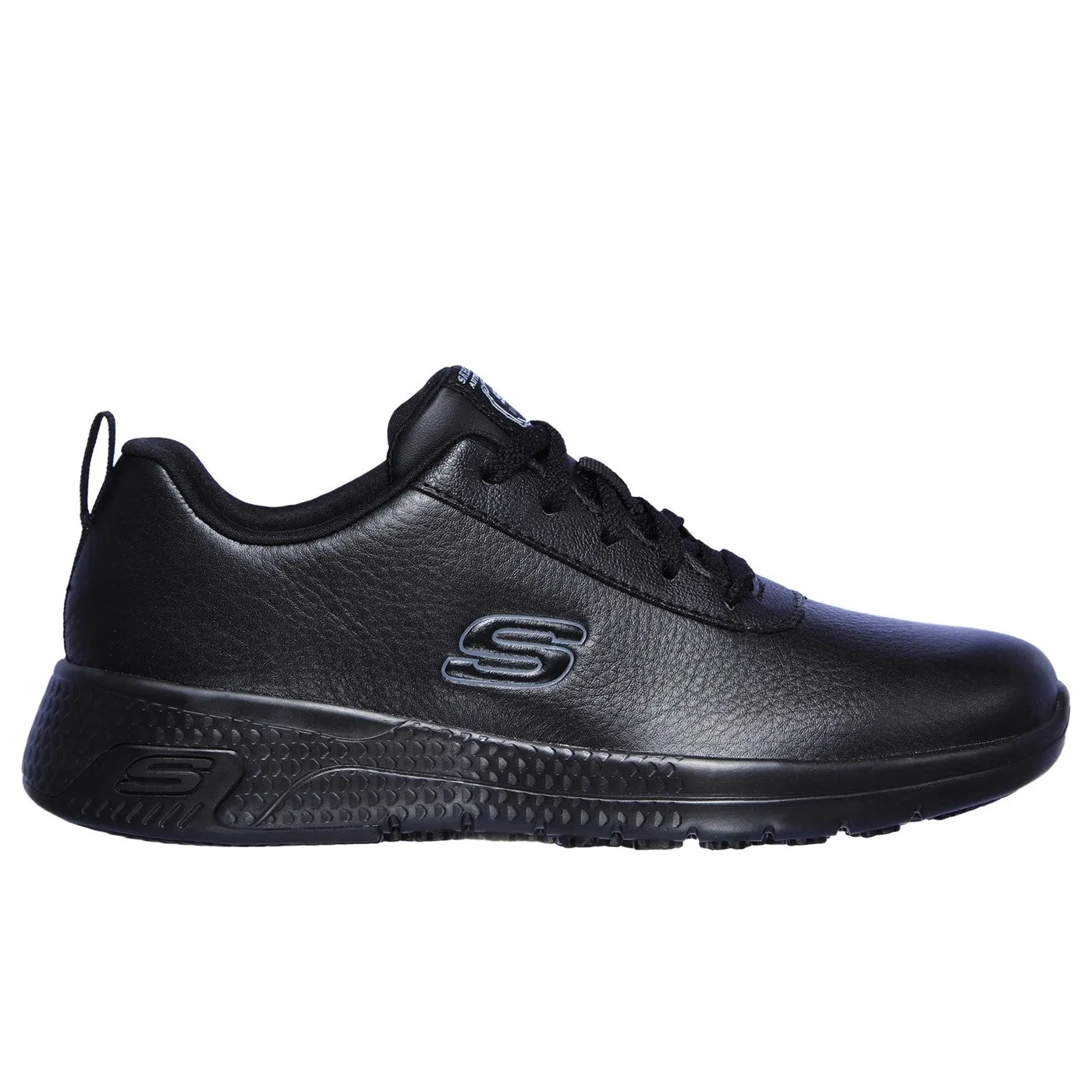 Skechers Workwear Marsing Gmina Slip Resistant Occupational Shoe OB Black