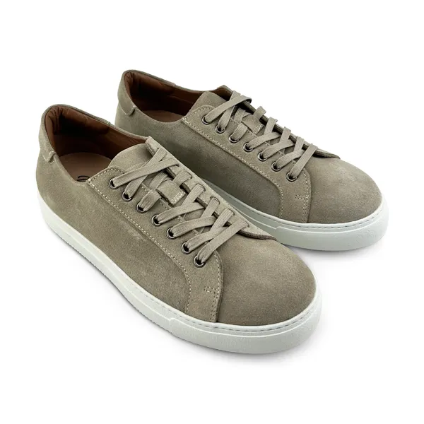 Sneakers Vibram in camoscio cashmere