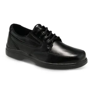 Ty Kid's Lace Oxford - Black Leather