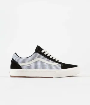 Vans BMX Old Skool Shoes - (Federal) Black / Blue Pinstripe