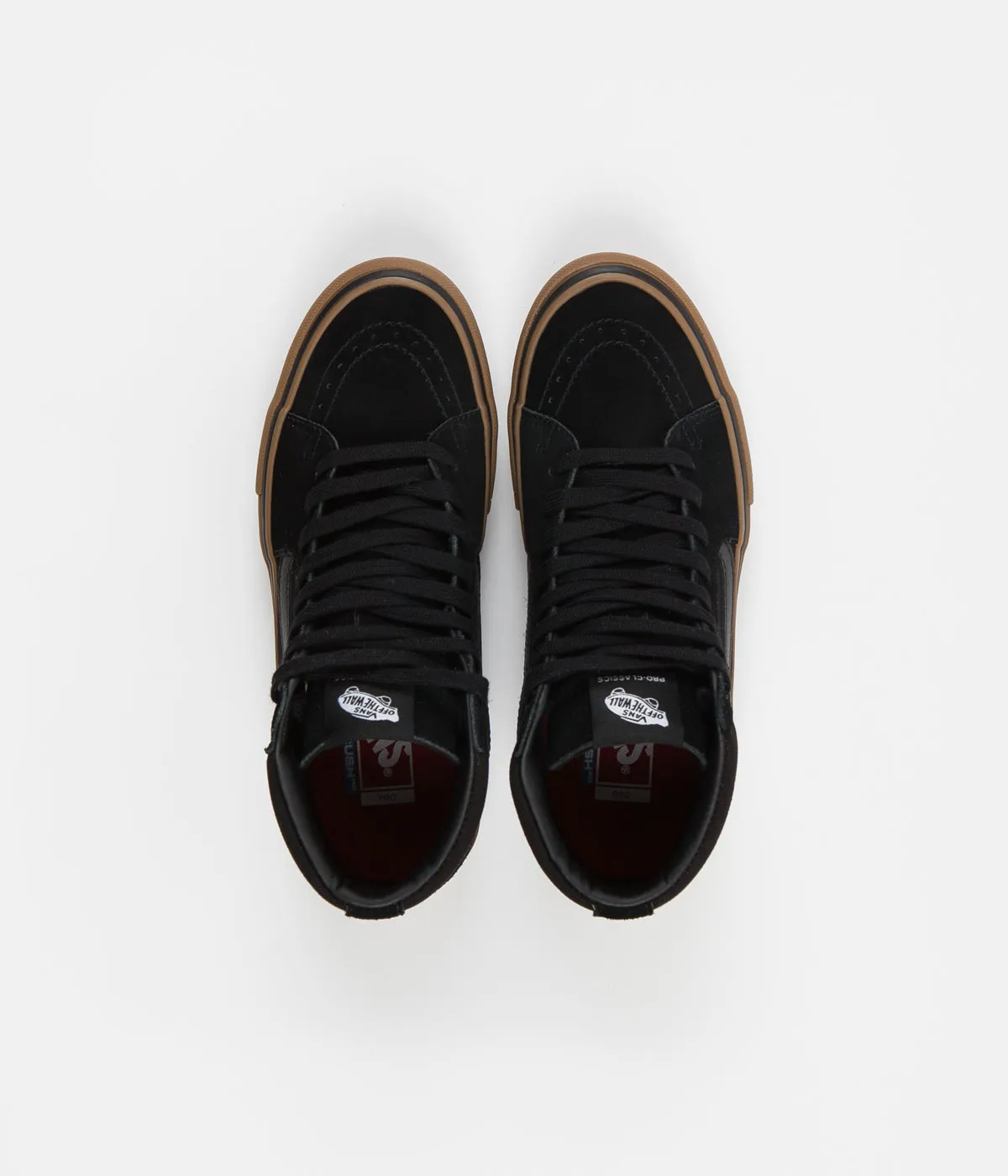 Vans Sk8-Hi Pro Shoes - Black / Gum