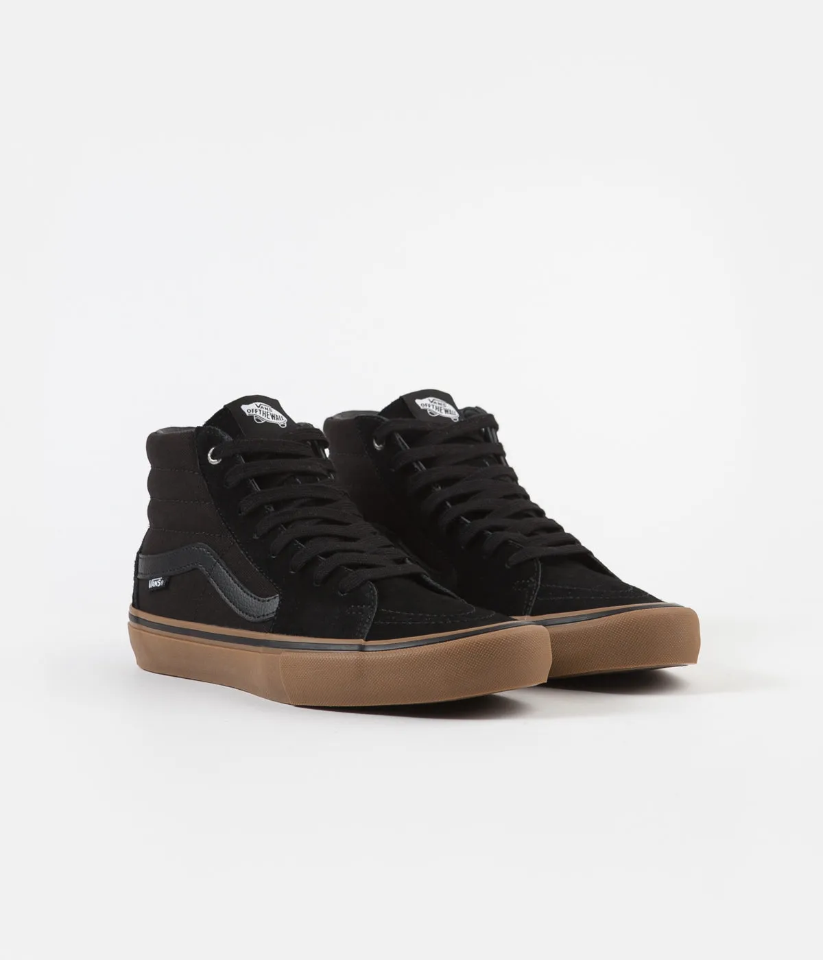 Vans Sk8-Hi Pro Shoes - Black / Gum