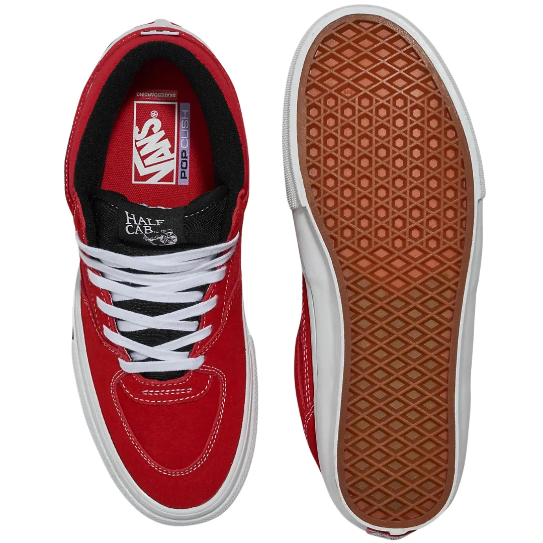 Vans Skate Half Cab Red / White Skate Shoes