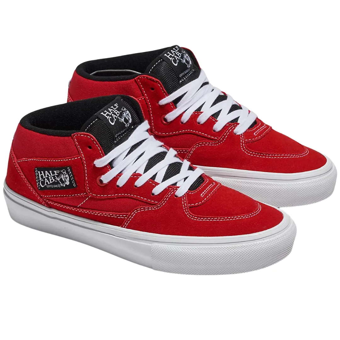 Vans Skate Half Cab Red / White Skate Shoes