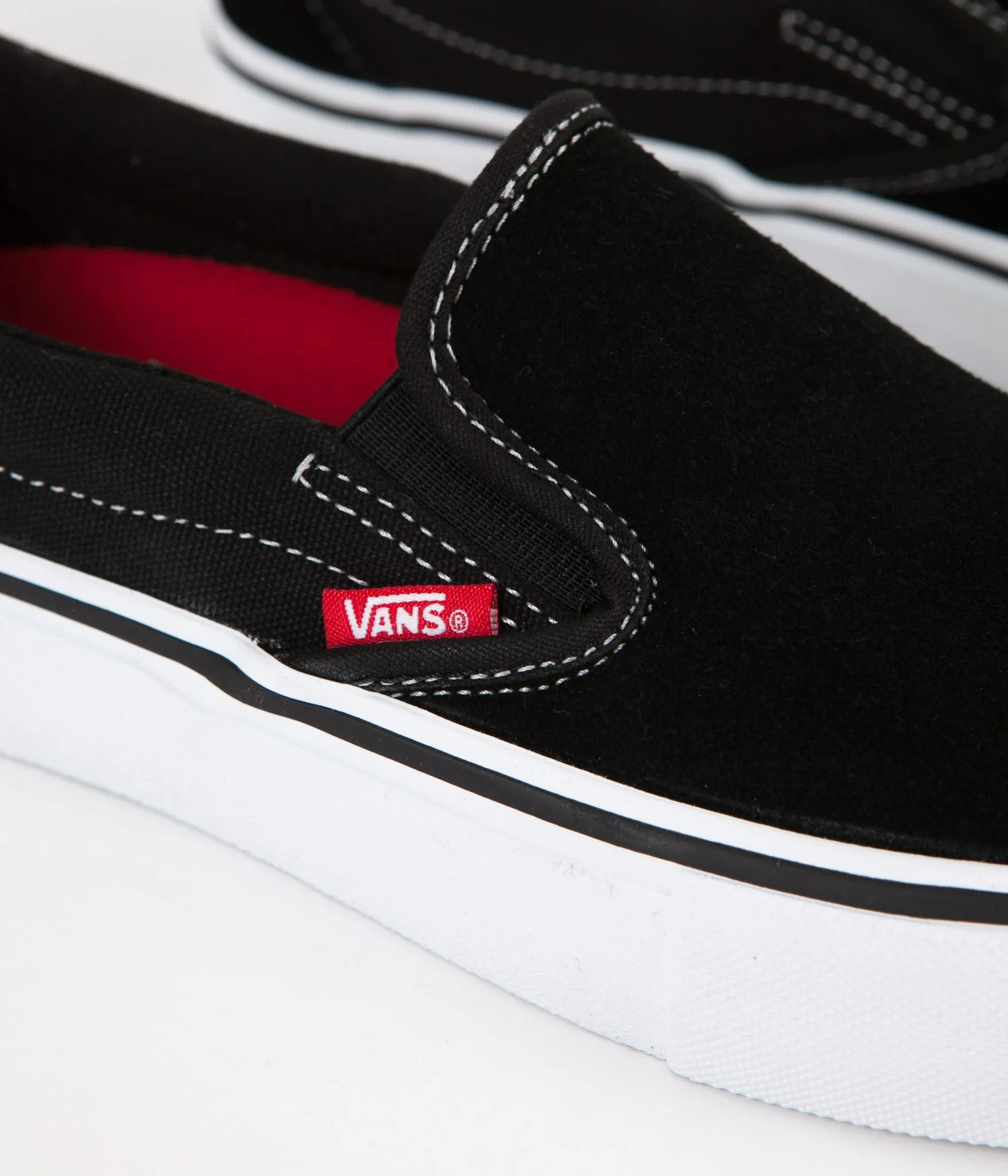 Vans Slip On Pro Shoes - Black / White / Gum