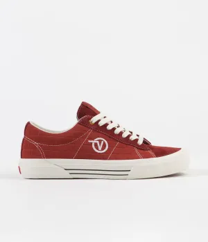 Vans x Pass Port Sid Pro Shoes - Brick Red