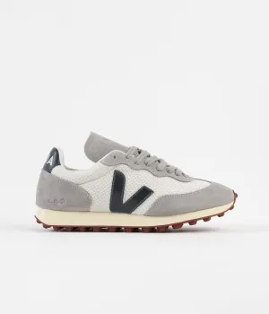 Veja Womens Rio Branco Hexamesh Shoes - Gravel / Nautico / Oxford Grey