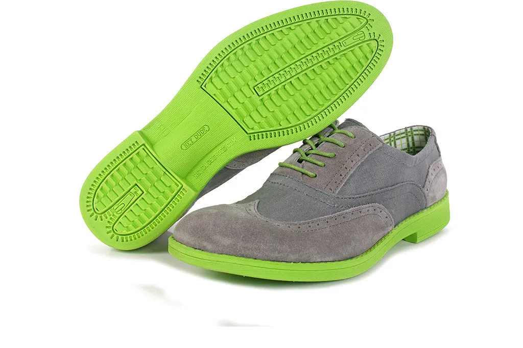 Vinci Charcoal/Neon Green