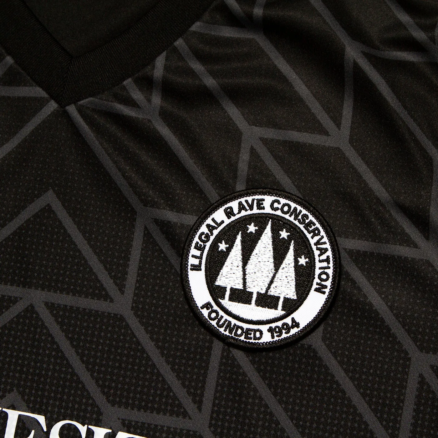 Wasted Heroes FC Icon 23 - Jersey - Black Geo Rave