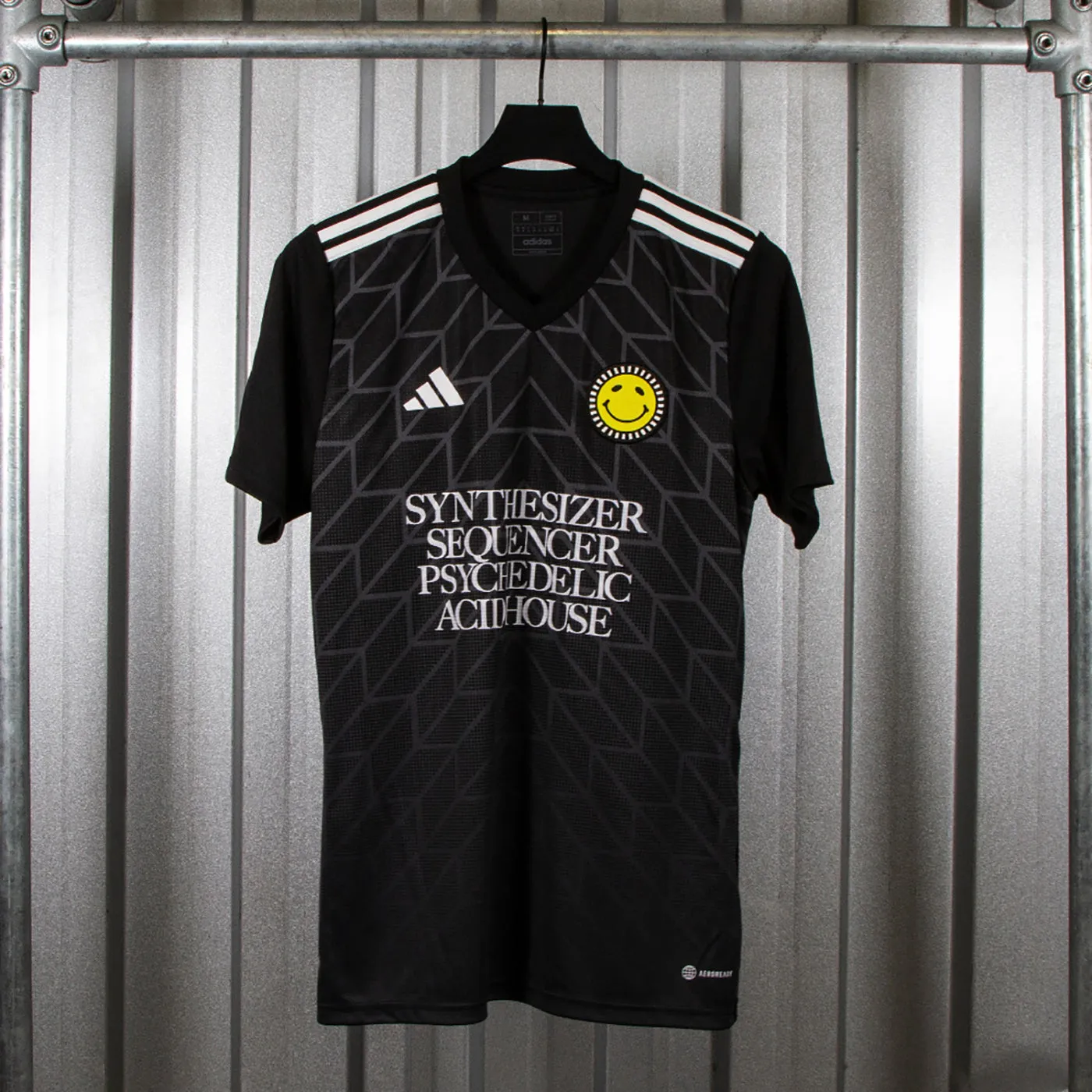 Wasted Heroes FC Icon 23 - Jersey - Black Geo Smiley