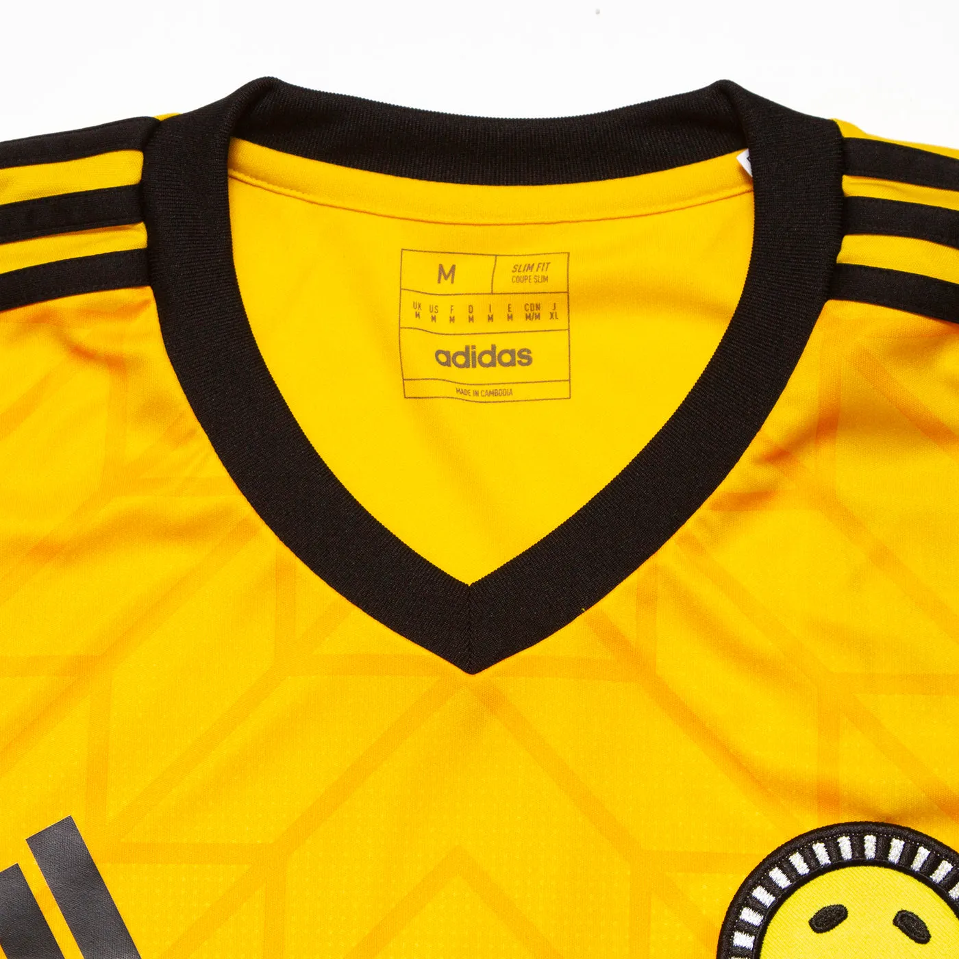 Wasted Heroes FC Icon 23 - Jersey - Yellow Geo Smiley