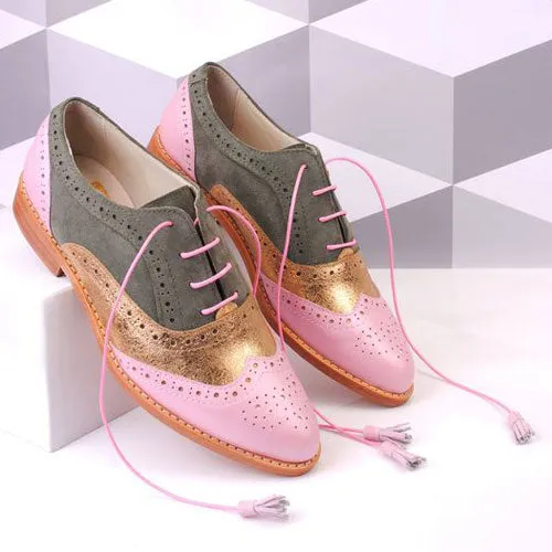 Wingtip Lace up Dress Brogue Shoe