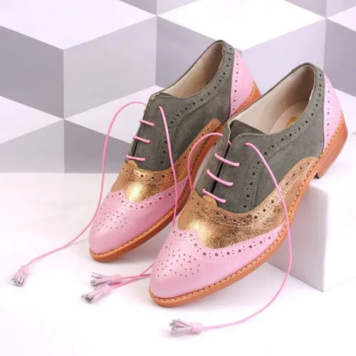 Wingtip Lace up Dress Brogue Shoe