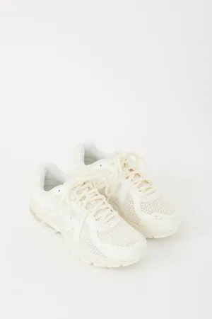 X New Balance Cream Mesh 860v2 Sneaker