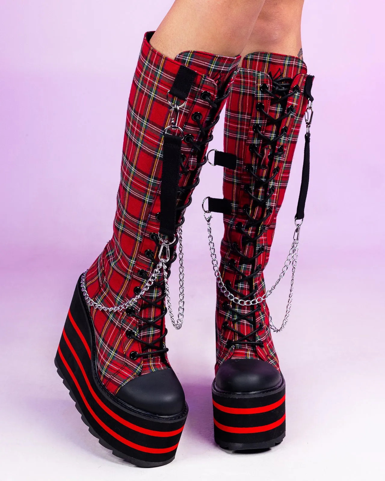 YRU Detention Plaid BNDG Boots